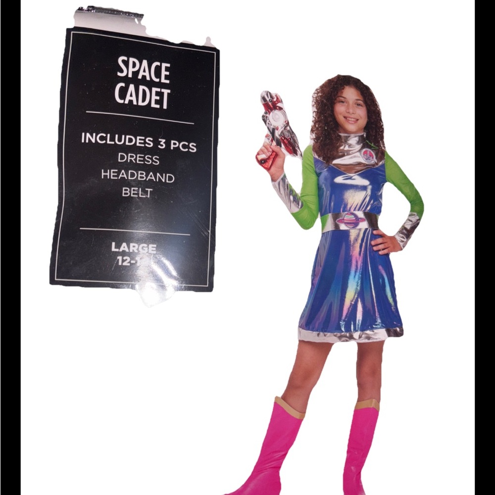 Space Cadet  youth Girls Large (12-14) Halloween costume 3 Piece Set New with
